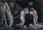 William Blake Hecate or the Three Fates oil on canvas